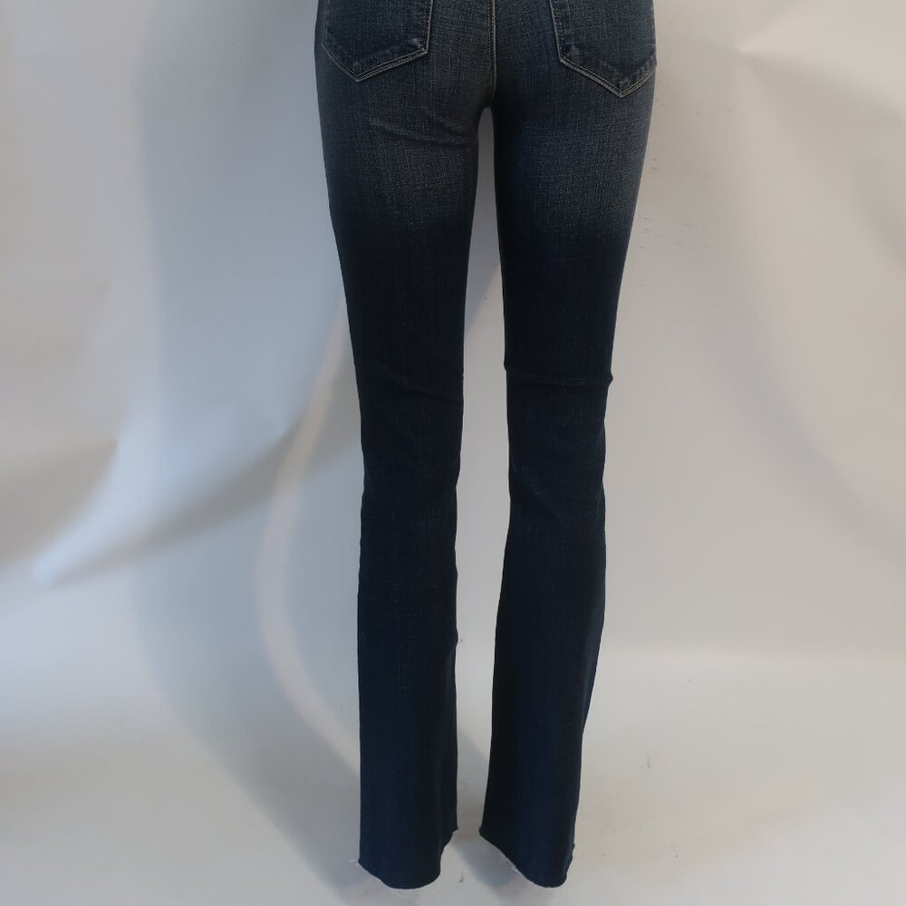 NWT Womens L'Agence Ruth High Rise Straight Leg Blue Jeans 25 - Picture 6 of 8